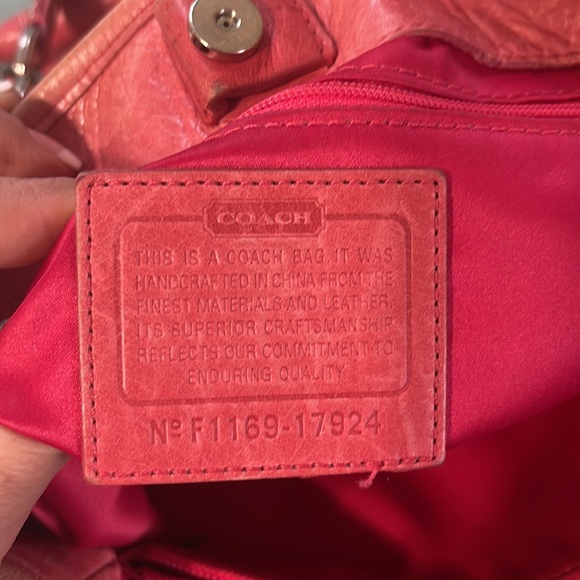 Coach purse - bag  / rose - dusty pink - Picture 11 of 11